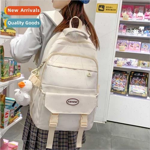 mple ins labeling student schoolbag 2023 Korean large capacy