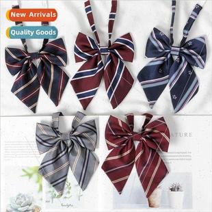 bow tie student college burgundy shirt Japan women