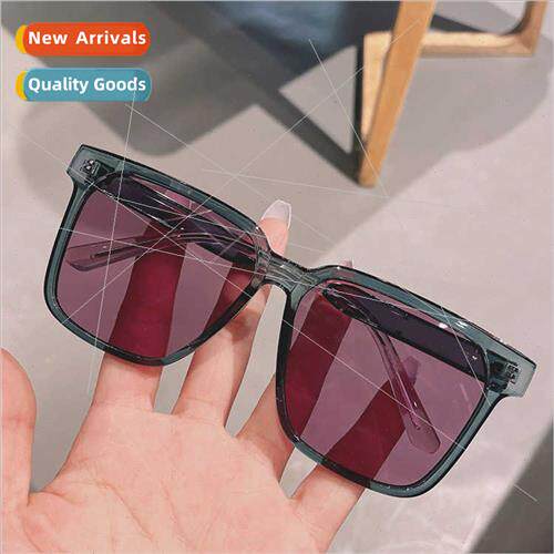 Korea new fashion sunglasses female set shooting Europe thin