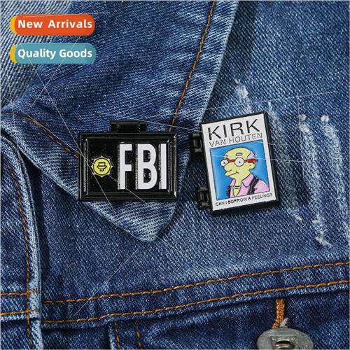 New mpsons Oil Drop Brooch Comedy Milhouse Collapsible Backp