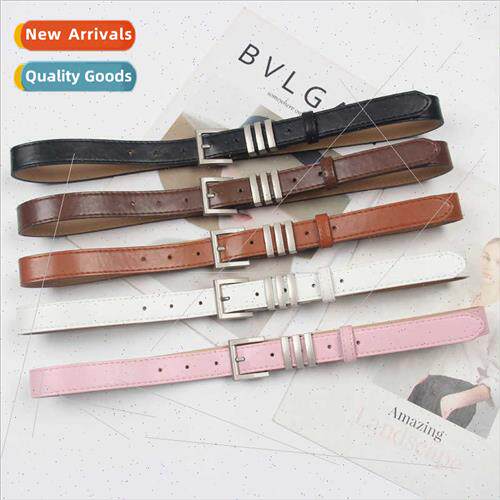 new belt ladies Korean decorative jeans belt black versatile
