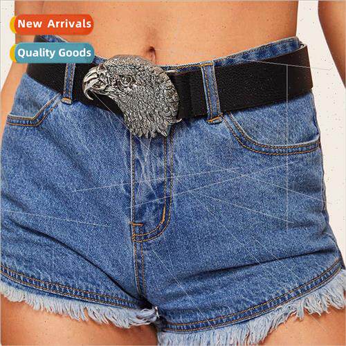 Italy new women eagle atmosphere fashion flat belt large buc