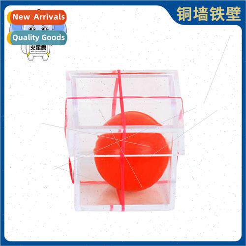 Brass wall iron wall ball in transparent box mysterious cros