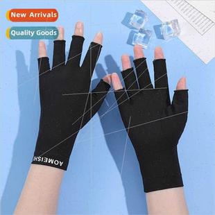 Summer ice silk sunscreen gloves women anti-ultraviolet driv