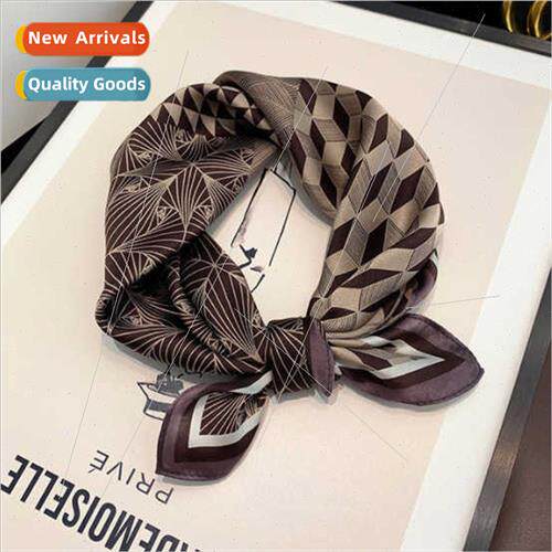 2023 Korean  spring summer new mulberry silk small square sc