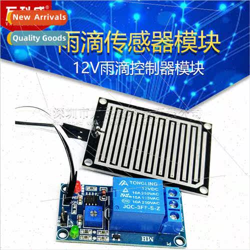 12V Raindrop Controller Module Raindrop Sensor Module Leaf S