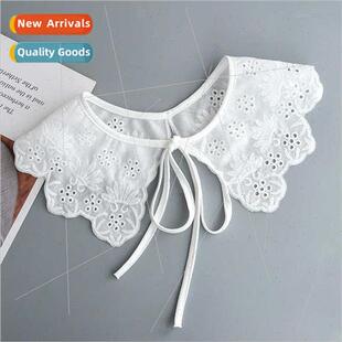 Fake collar children hundred skirt short-sleeved outwear sha