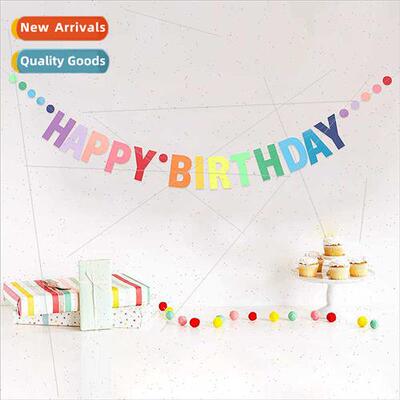 Children Birthday Party Decoration Alphabet Pull Up Flags Ca