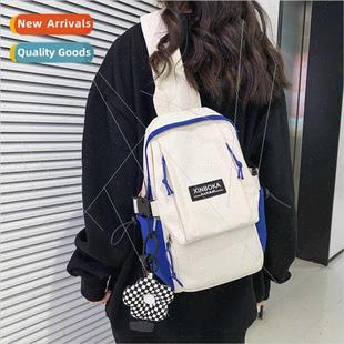 Crossbody bag men ins nd chest bag hip-hop simple student sp