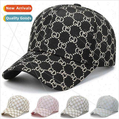 Summer printing mesh cap female summer sun hat breathable su