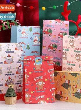 Christmas gifts flat paper bags holiday gift bags baking coo