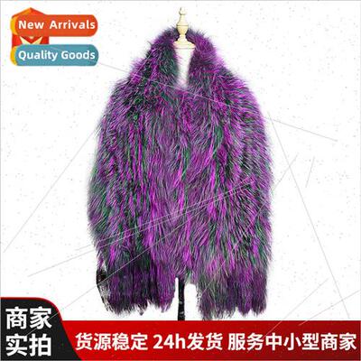 Fox hair real hair scarf shawl dual-use female winter versat