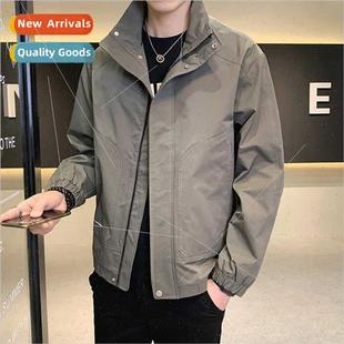 lapel jacket handsome spring vers Korean new Slim 2023 male