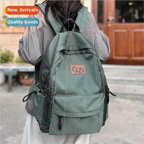 Shoulder bag female schoolbag ins high value tide large capa