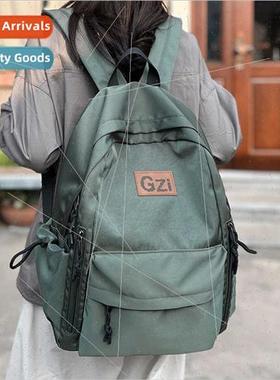 Shoulder bag female schoolbag ins high value tide large capa