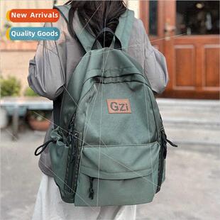 Shoulder bag female schoolbag ins high value tide large capa