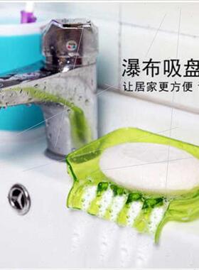 Dazzling Colorful Suction Cup Drainage Soap Box Soap Box Can