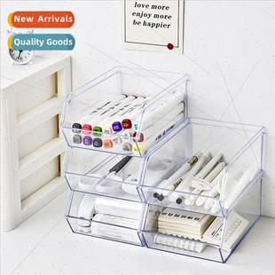 Transparent Desktop student stationery pen holder dormory of