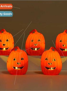 Halloween pumpkin lights party decoration props luminous orn