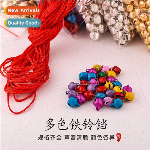 lver gold iron bell 6-14mm colorful small bell pendant diy h