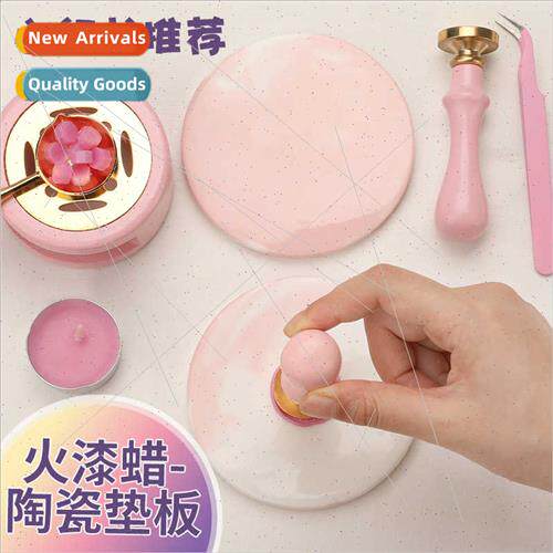 Fire Lacquer Stamp Pad Practice Release Tool Marbled Ceramic