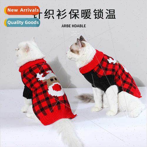 Christmas cute jumper puppy dog autumn winter clothes pet sm