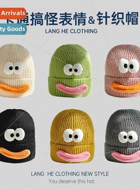 ttle monster children wool cap female monster cartoon fall w