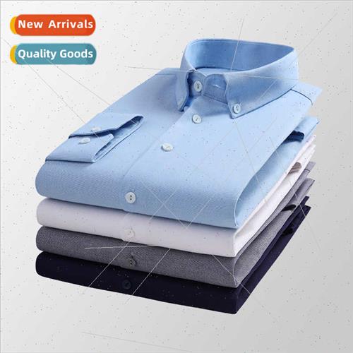 Men cotton long-sleeved whe shirt Slim casual business profe