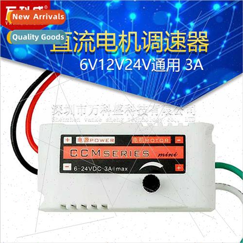 Miniature PWM DC Motor Speed Controller 6V12V24V Universal 3