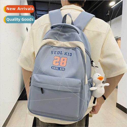 Chao cool casual shoulder bag new Korean cloth student backp