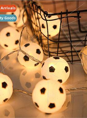 led soccer lights string world cup bar theme decoration colo