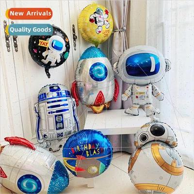 Aviation Aluminum Film Balloon Rocket Astronaut Robot 18 inc
