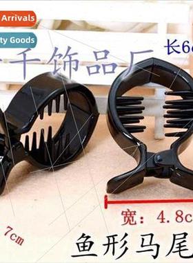 Korean hair accessories ponytail clip pill head plate hair g