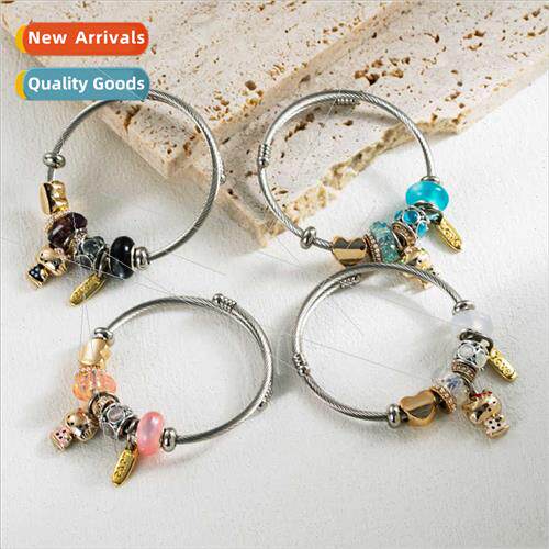 Europe Dora creative metal versatile simple crystal cute cat