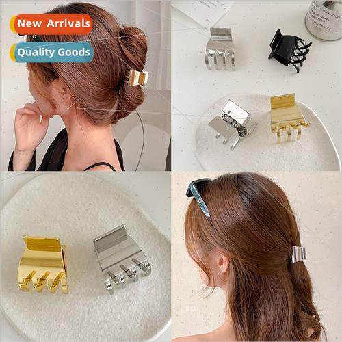 Mini shark clip metal small grab clip women headdress back h