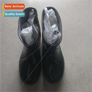 Short boots rain Non PVC slip shoes sole shoe water oxd