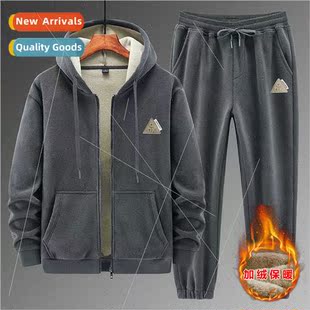 Winter padded thickened hooded cardigan sweater su men jacke