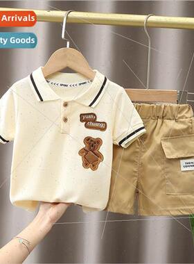 cotton T shirt shorts Clothes kids  kids baby boy boys