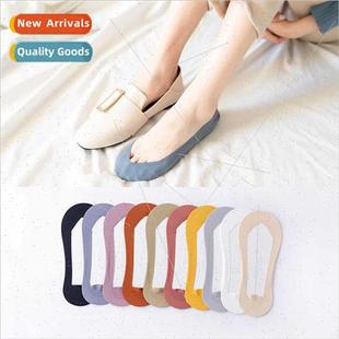new socks female 2021 ice summer invisible silk spring
