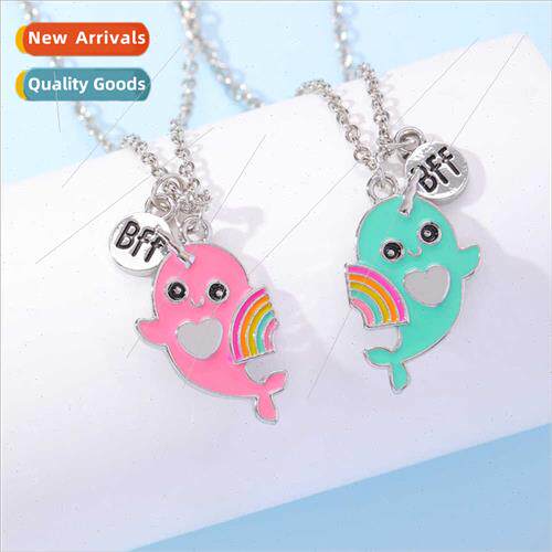 New BEST FRIENDS  Friends Necklace Dolphin BFF Kids Friendsh