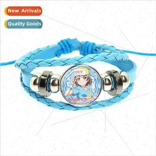 All Stars Red Love Blue HWoven Gemstone Accessories Time