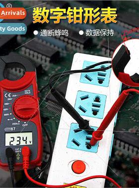 Clamp Meter Multimeter Voltage Ammeter Measure Resistance Vo