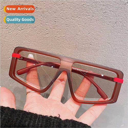 New connected large frame sunglasses 适用men women Y2K mille