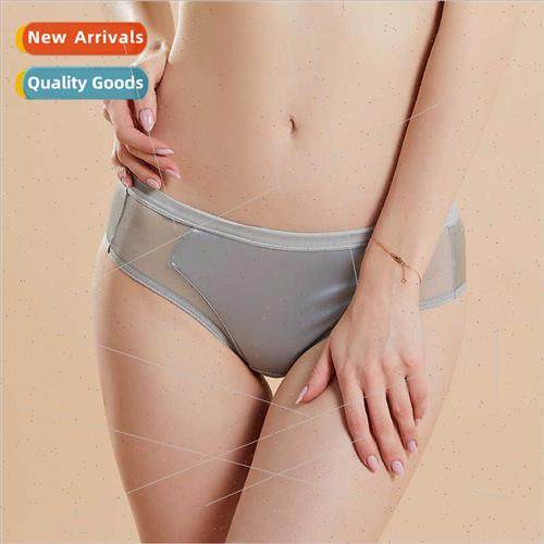 New French silk women panties pure color mulberry silk comta