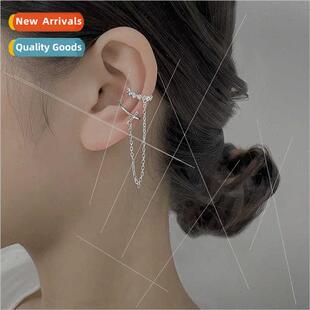 diamond Korea cross earrings piercing ear onepcs