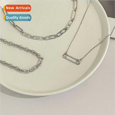 Love paper clip 2022 new wave fall winter necklace ins neckl