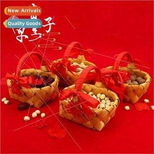 Born Early Basket Wedding Bambo Hand Decoration Woven