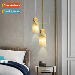 New Chinese light luxury small marble chandelier Scandinavia
