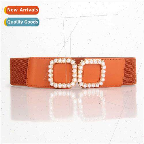 Decorative Elastic Pearl Sweet Skirt Dress Fashion Versatile