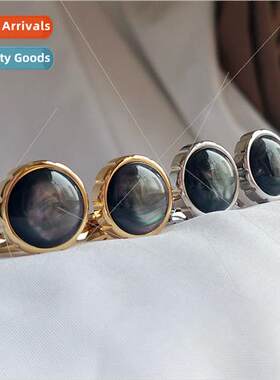 High- brass material real gold-plated French cufflinks illus